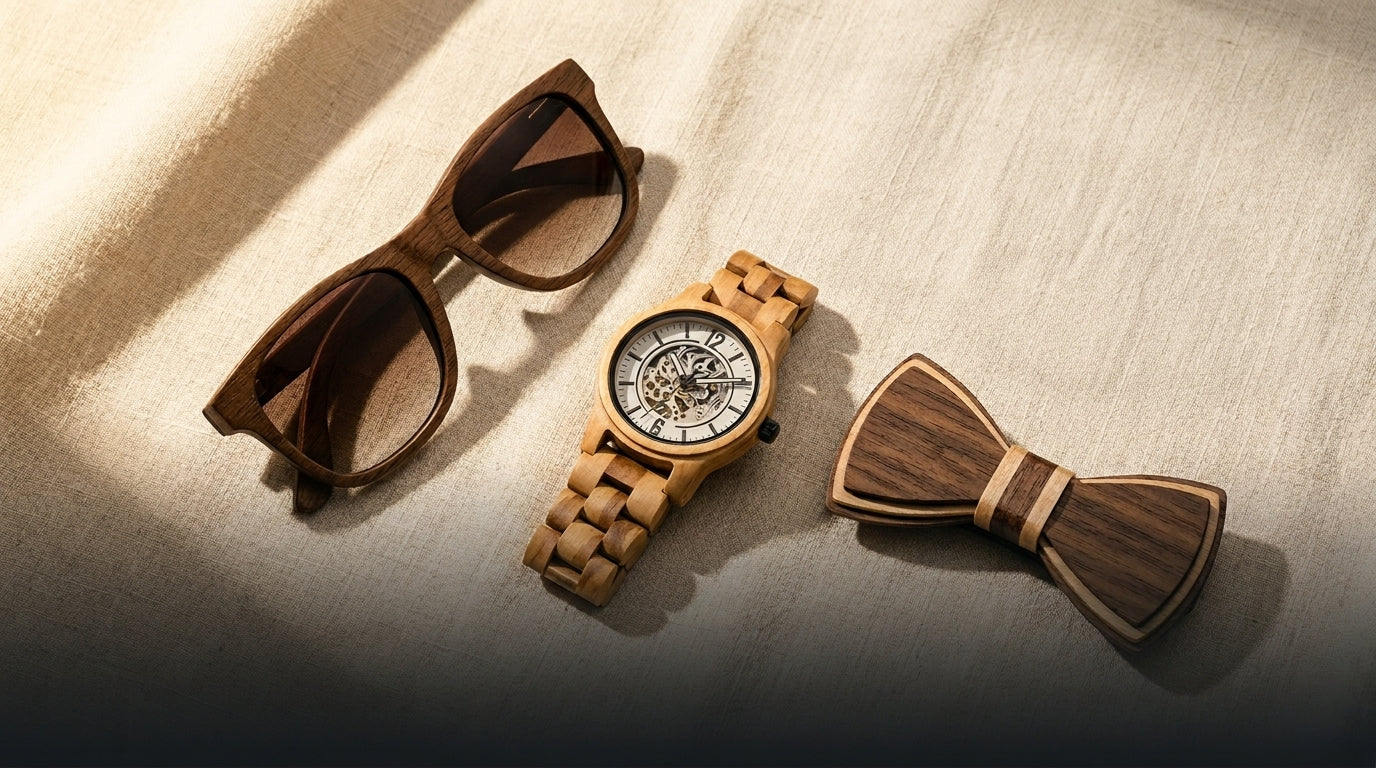 Montre automatique en bois Charme Bois — essence noble, lumière naturelle